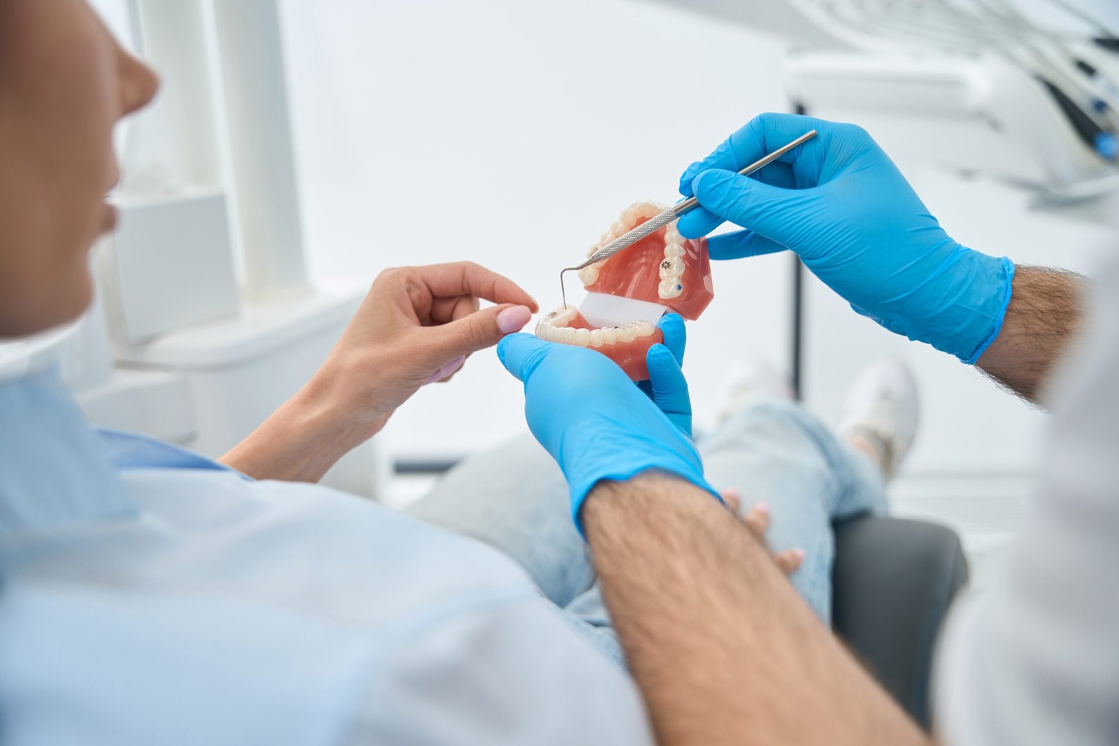 Denture-Design-Preston-4 Denturist Showing Patient Dentures