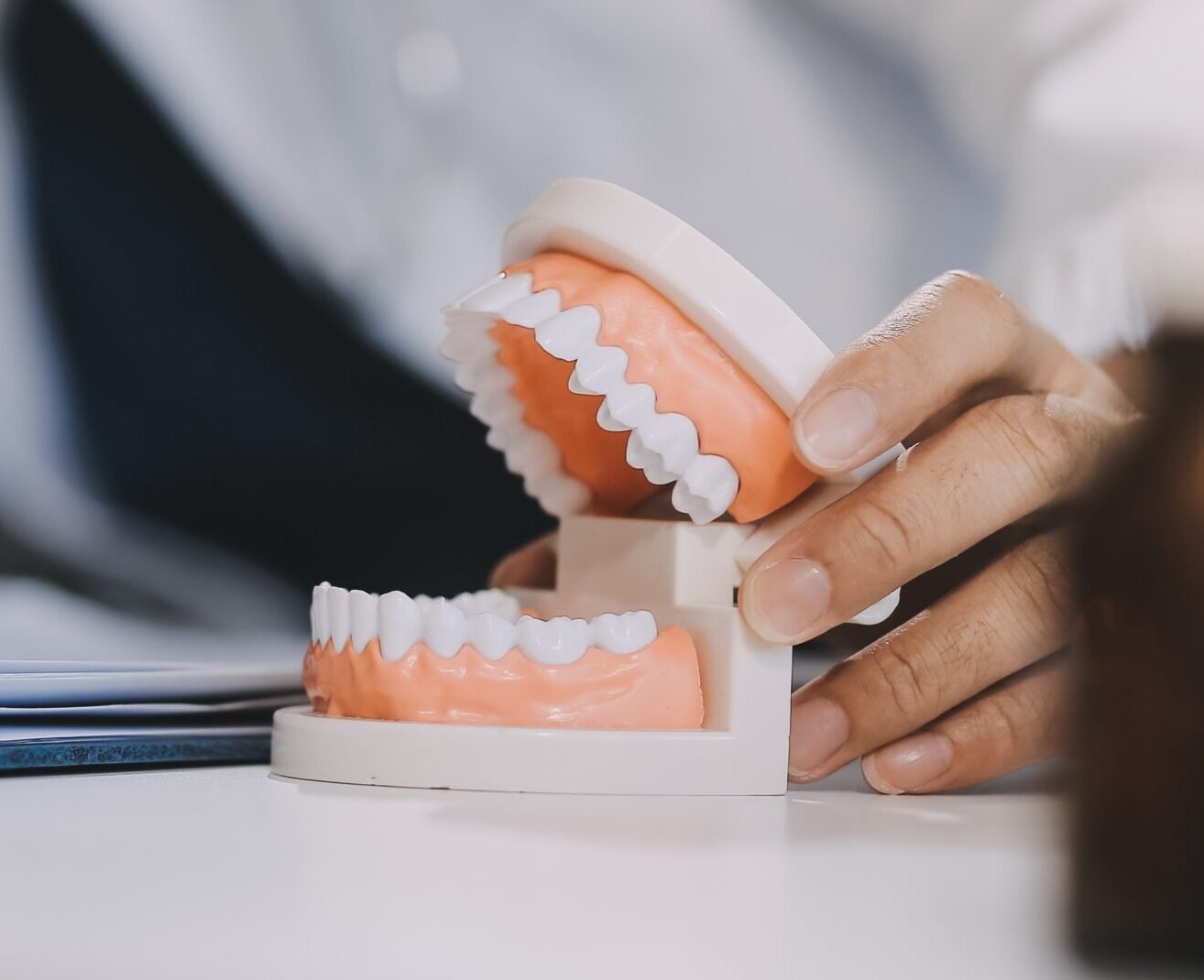 Denturist Opening Dentures