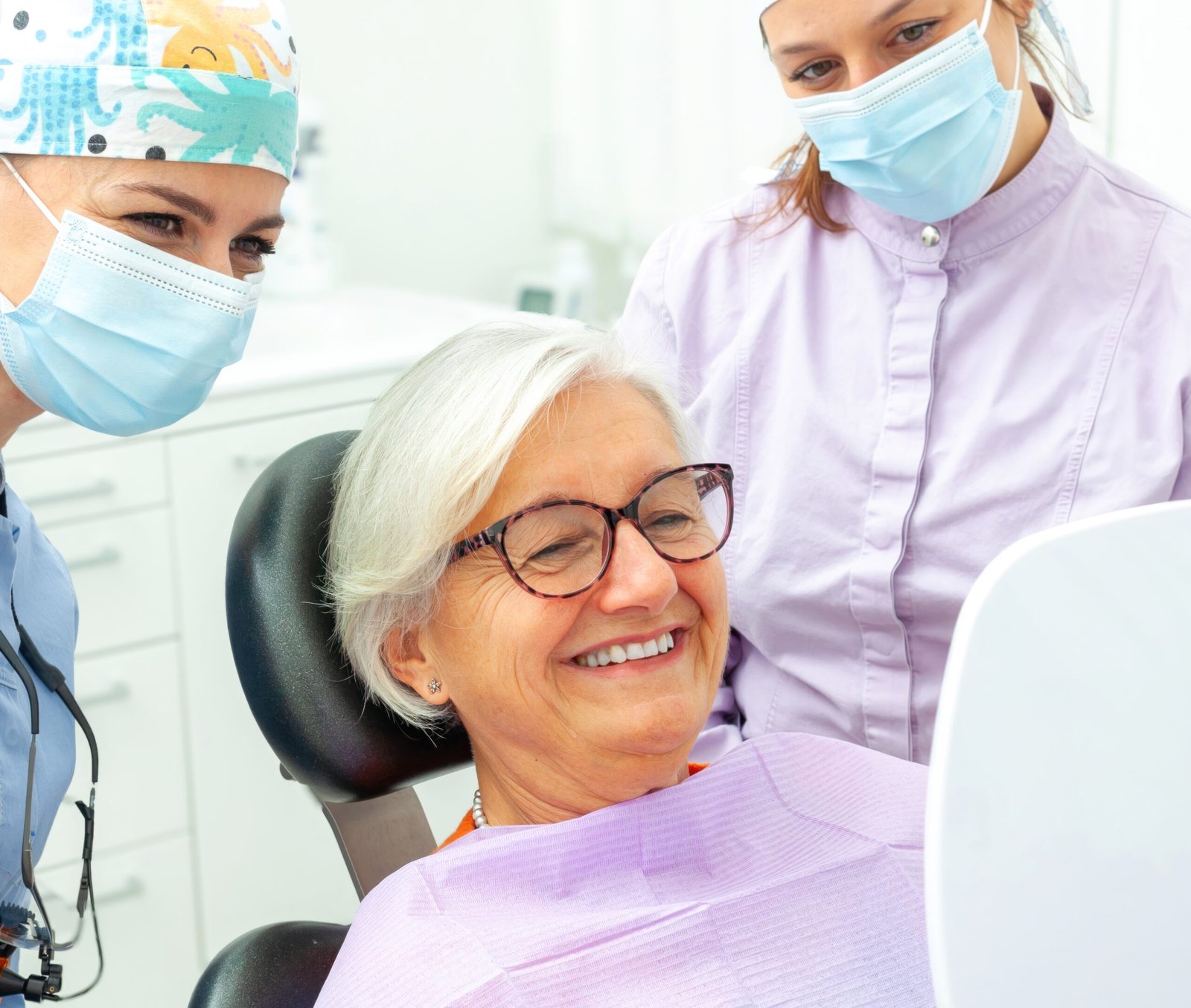 Patient Admiring Teeth
