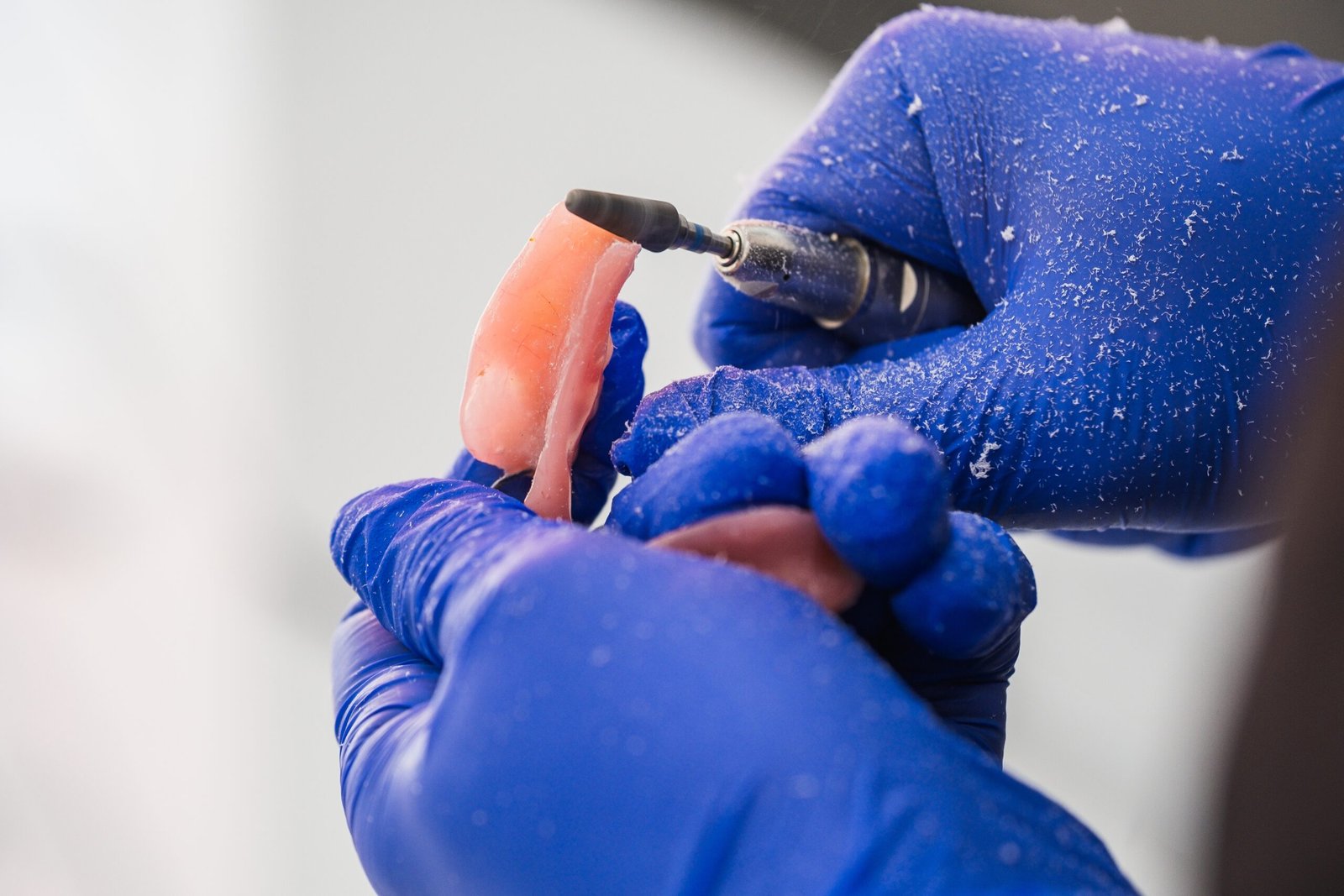 Polishing Dentures