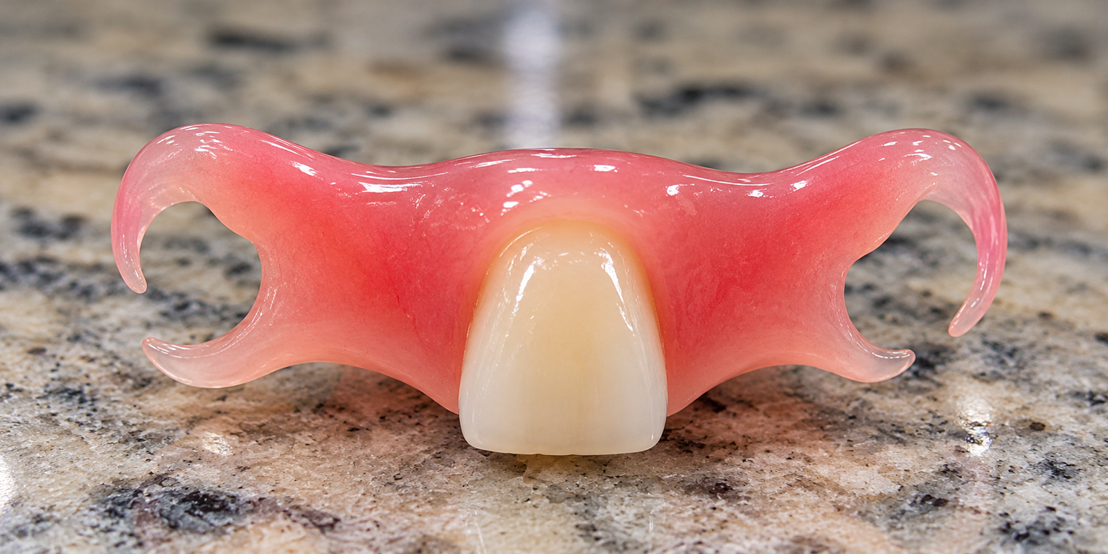 Single tooth flipper Set of Dentures